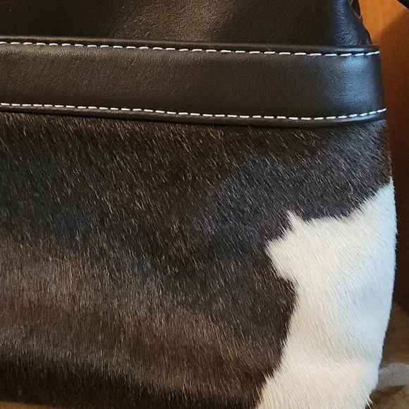 OVERLAND brown and White Leather Crossbody - Picture 2 of 11